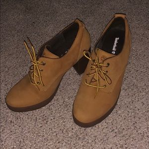 Timberland low-top chunky heels